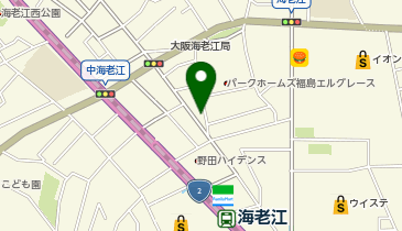 公文式海老江2丁目教室の地図画像