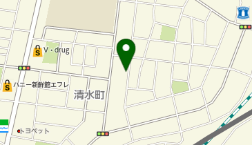 公文式清水教室の地図画像