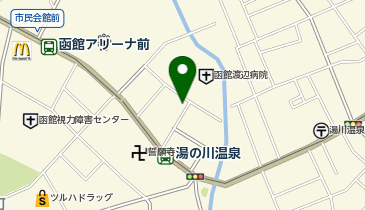 アイン薬局 函館湯の川店の地図画像