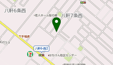 アイン薬局 八軒店の地図画像