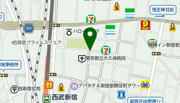 アイン薬局 大久保店の地図画像