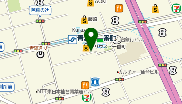 アイン薬局 一番町店の地図画像