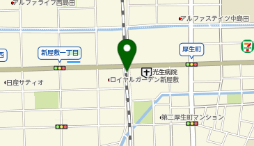 アイン薬局 岡山厚生店の地図画像