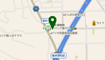 アイン薬局 新作店の地図画像