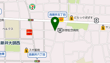アイン薬局 西新井店の地図画像