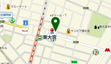 アイン薬局 東大宮店の地図画像