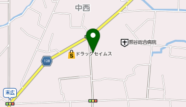 アイン薬局 熊谷中西店の地図画像