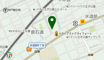 シンワ薬局 水道筋店の地図画像