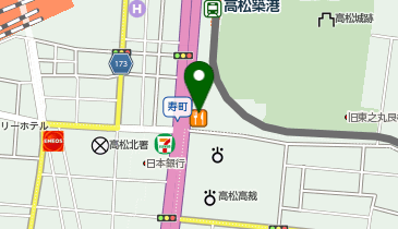 アイン薬局 高松築港店の地図画像