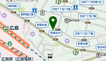アイン薬局 広島駅北口店の地図画像