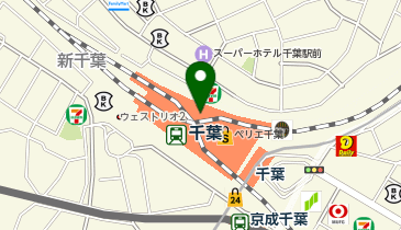 アイン薬局 ペリエ千葉エキナカ店の地図画像