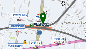 アイン薬局 ベルフローラ川西店の地図画像