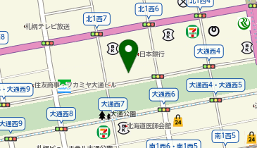 アイン薬局 大通西店の地図画像