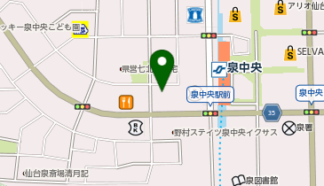 アイン薬局 仙台泉中央店の地図画像