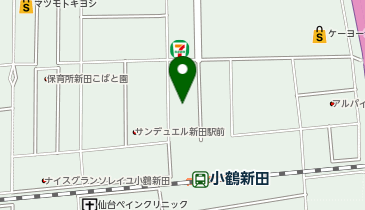 アイン薬局 小鶴新田店の地図画像