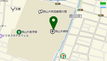 アイン薬局 岡大病院店の地図画像