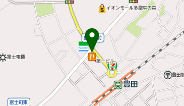 アイン薬局 多摩平店の地図画像