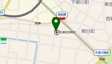 アイン薬局 松波総合病院店の地図画像