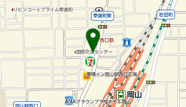 ファーマシィ薬局 岡山駅西口の地図画像