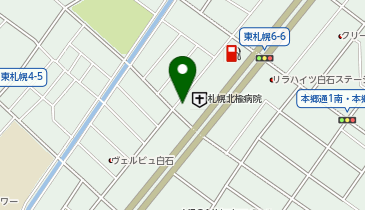 アイン薬局 札幌北楡病院店の地図画像