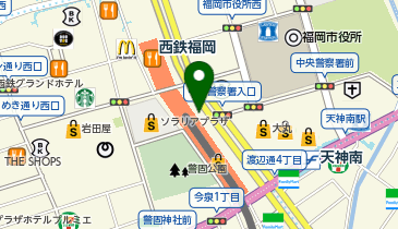 アイン薬局 天神店の地図画像
