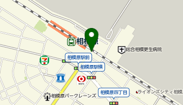 アイン薬局 相模原駅北口店の地図画像