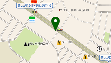 美しが丘緑薬局の地図画像