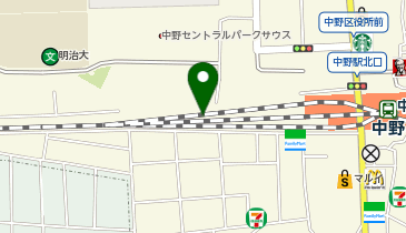アイン薬局 中野駅西口店の地図画像