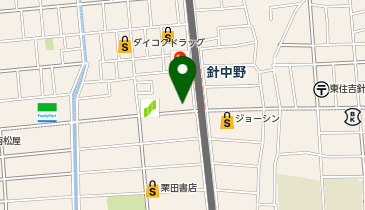 アイン薬局 針中野店の地図画像