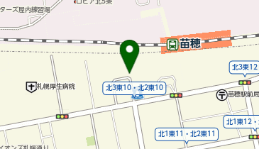 アイン薬局 苗穂駅前店の地図画像