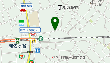 アイン薬局 阿佐ケ谷けやき店の地図画像