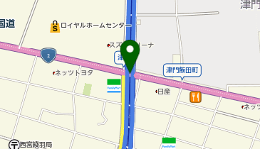 アイン薬局 阪神国道店の地図画像