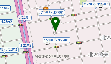 アイン薬局 北22条店の地図画像