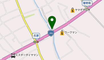 さくら薬局栃木氏家店の地図画像