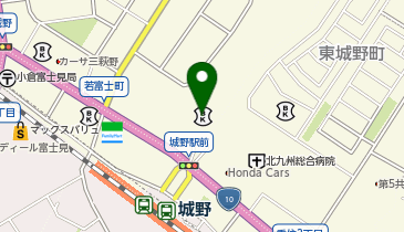 オーエス城野薬局の地図画像