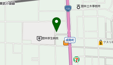 さくら薬局 館林店の地図画像