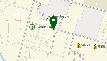 クラフト薬局 盛岡青山店の地図画像
