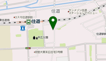 大阪住道さくら薬局の地図画像