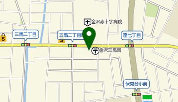 さくら薬局 金沢三馬店の地図画像
