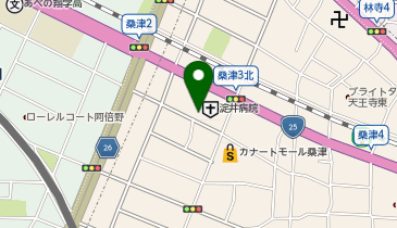 さくら薬局 大阪桑津店の地図画像