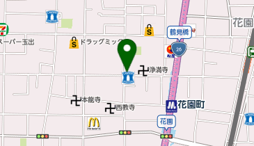 さくら薬局 大阪花園町駅前店の地図画像
