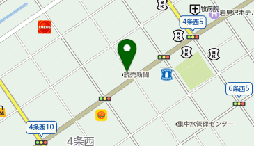 さくら薬局 岩見沢4条店の地図画像