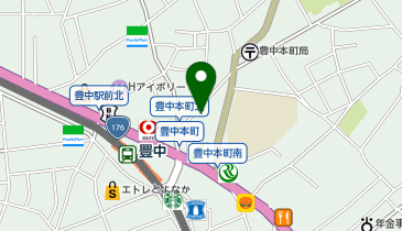 さくら薬局 豊中本町店の地図画像