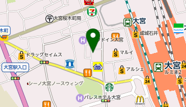 大宮西口薬局の地図画像