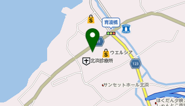 育波薬局の地図画像