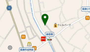 さくら薬局 綾瀬中央店の地図画像