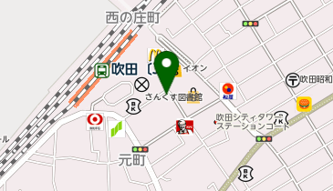 さくら薬局 吹田駅前店の地図画像