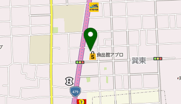 ワッツウィズたつみアプロ店の地図画像