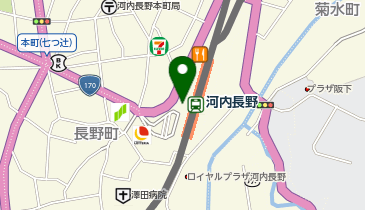 ワッツ河内長野ショップ南海店の地図画像