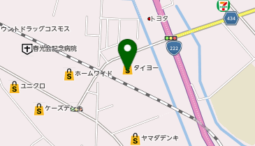 ワッツウィズ日南タイヨー店の地図画像